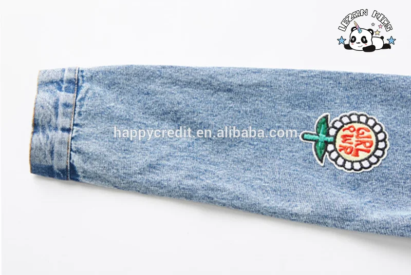 LEZONKIDS - Customizable Teenage Suit Skirt and Denim Jacket Boutique Girl Kids Clothing Sets